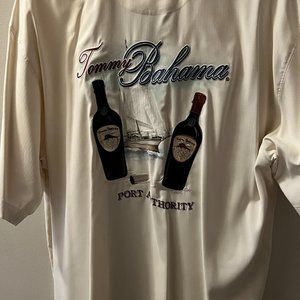 Tommy Bahama Silk Camp Shirt Embroidered